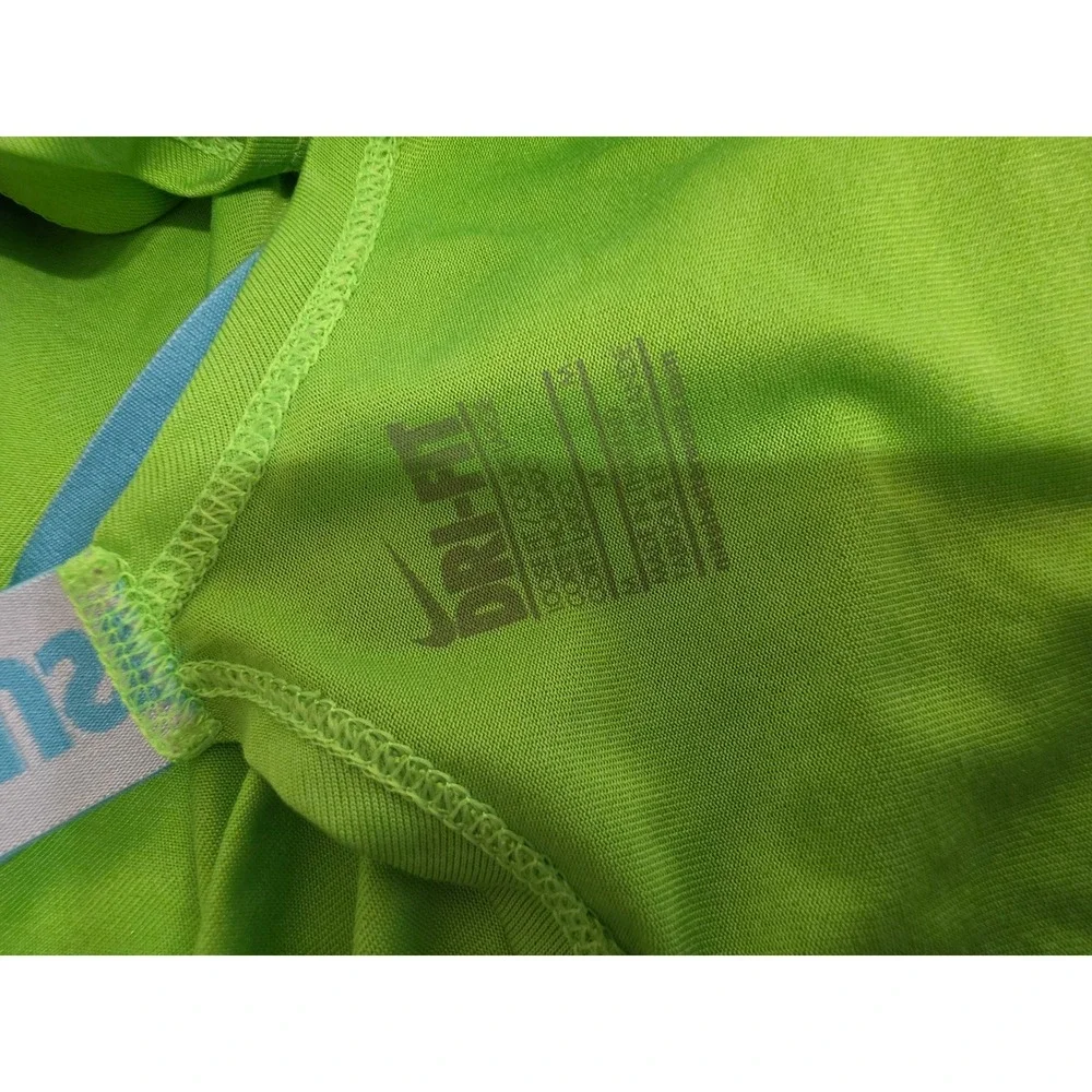 Nike Dri-FIT Womens Training Tank Top Green Just Do It Racerback 727749-313 M